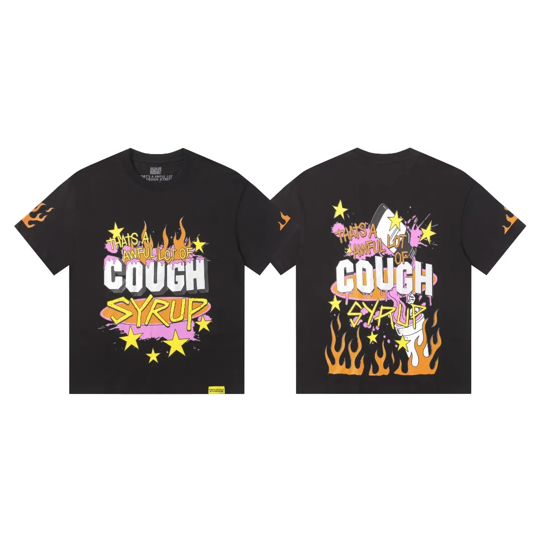 2245# / / ｜ THAT'S A AWFUL LOT OF COUGH SYRUP In Stock T （fabric):32 Sizes（size）：S-M L X L （colour）： / /